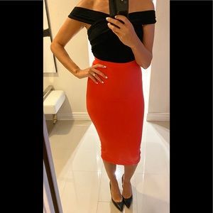 SEXY! NEW designer midi skirt Leith XS